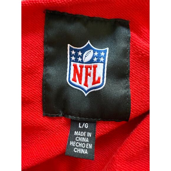 NFL Kansas City Chiefs Embroidered Pinstripe Jersey, Size Large - Picture 3 of 7